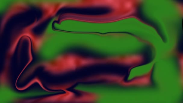 Абстрактный Фон Эффекта Жидкого Мрамора Красочный Поток Абстракции Жидкости — стоковое видео