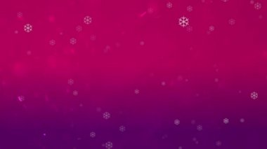 Kış mevsiminde gökyüzüne parçacıklar yağarken arka planda mutlu noeller, tatiller, kış, yeni yıl, kar tanesi, kar, bayram, kar taneleri, kar taneleri,