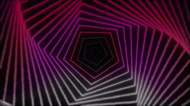 Güzel Görsel Çokgen Döngüleri Arkaplanı