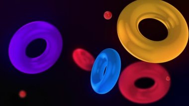 Moda Şekilleri Renk Hareketi Arkaplanı