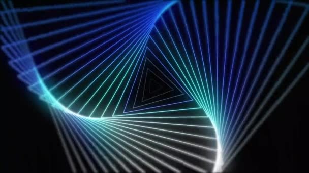 아름다운 삼각형 배경을 — 비디오