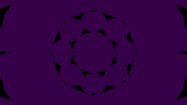 Kaleidoszkóp Mozgás Zökkenőmentes Minták Tervezése Absztrakt Neon Kaleidoszkóp Háttér Egyedi — Stock videók