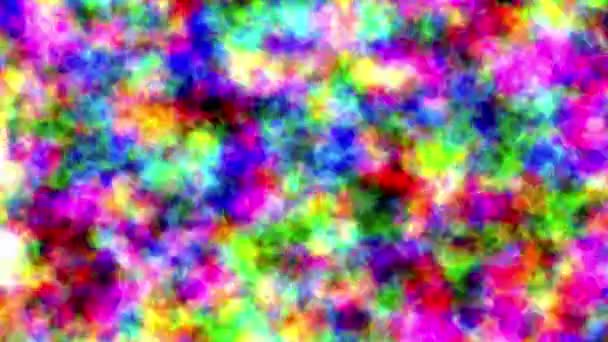 Farbverlauf Lebendige Regenbogenfarbe Hypnose Spiralanimation Hintergrund Abstrakte Bunte Psychedelische Disco — Stockvideo