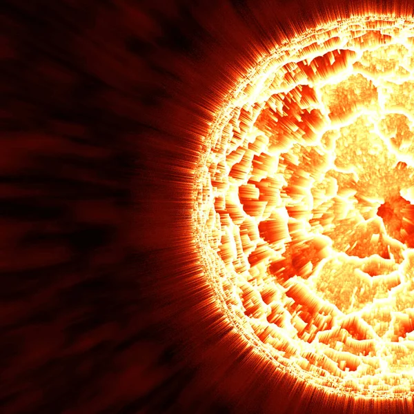 Planet Explode from its Core