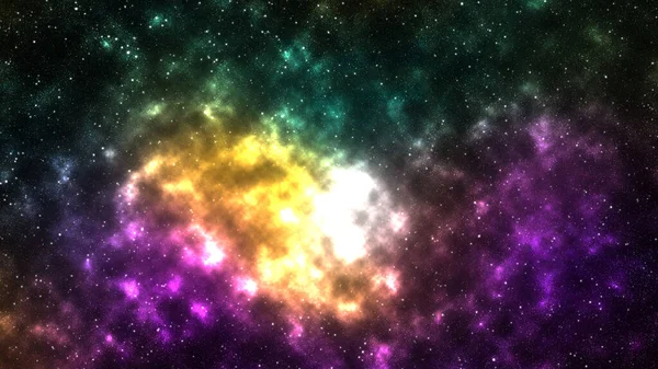 Fondo Espacial Con Nebulosa Estrellas Espacio 360 Grados Nebulosa Panorama — Foto de Stock
