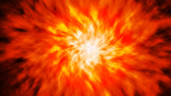 Renderização Supernova Flash Supernova Evolução Das Estrelas — Fotografia de Stock