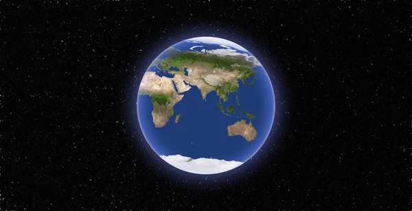 宇宙からの惑星地球 天気の惑星地球 夜景のある惑星地球 世界的な宇宙探査宇宙旅行の概念 デジタル生成された画像 — ストック写真