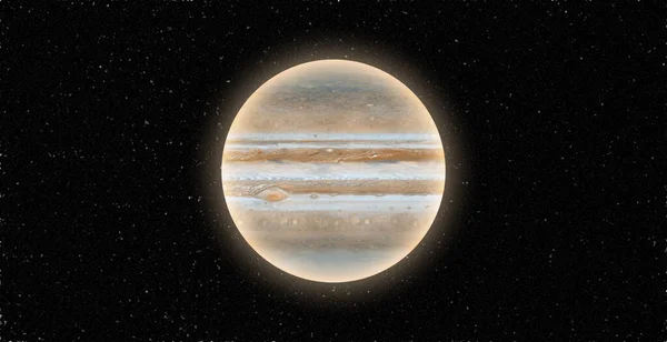 Ultra Realista Júpiter Estrelas Júpiter Espaço Renderização Fotos De Bancos De Imagens