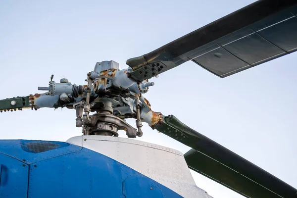 Helicopter Rotary Mechanism Close — Stock Photo, Image