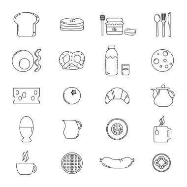 Kahvaltı menüsü simgesi ayarlandı.