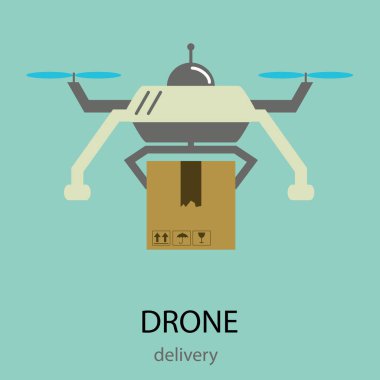 İnsansız hava aracı teslimatı..