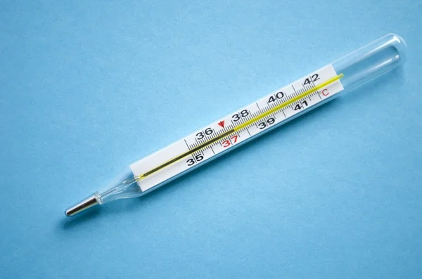 Thermometer menunjukkan suhu bahaya — Stok Foto © mr_Brightside 1936409