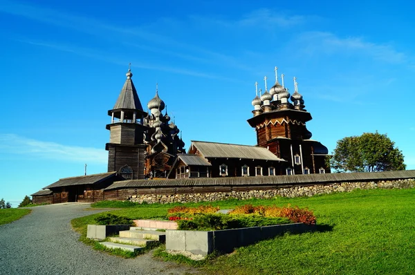 Architettura in legno a Kizhi Foto Stock Royalty Free