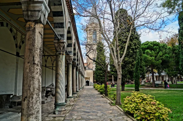 Cortile del Museo del Palazzo Topkapi Foto Stock