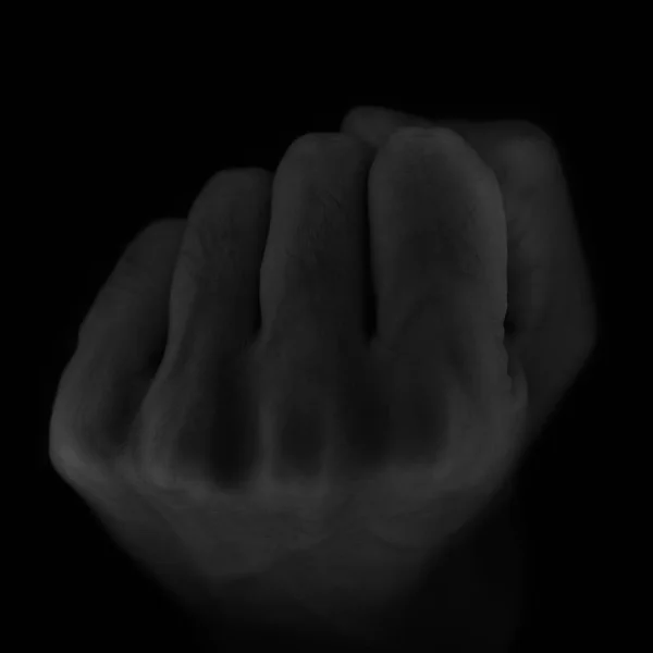 黒と白の手のジェスチャー — ストック写真
