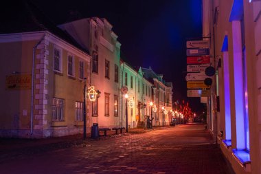 2020 yılbaşı sıralarında Parnu sokakları