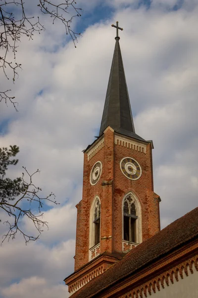 Chiesa luterana in Lettonia — Foto Stock