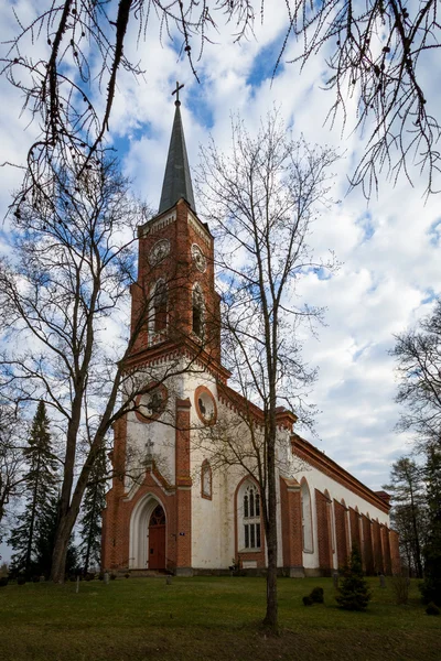 Letonya lutheranic Kilisesi — Stok fotoğraf