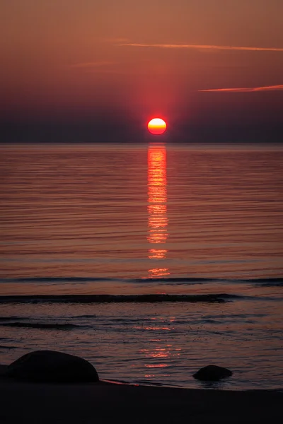 Paesaggio Marino All Ora Del Tramonto — Foto Stock