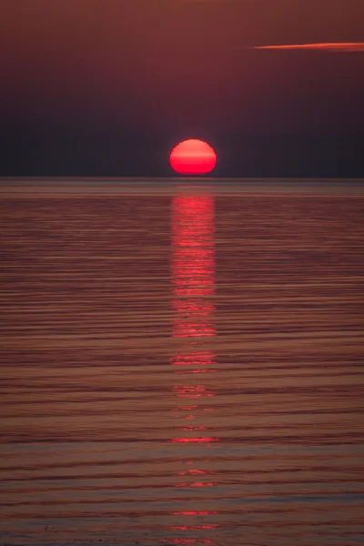 Mořská Krajina Při Západu Slunce — Stock fotografie