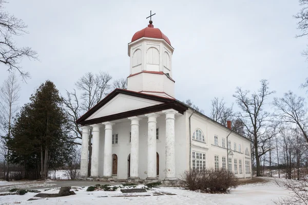 Igreja Cristã Velha Estação Inverno — Fotografia de Stock