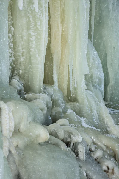 Cascada Congelada Temporada Invierno — Foto de Stock