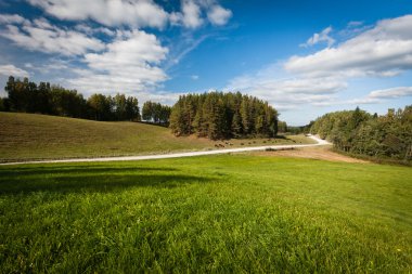 güneşli bir gün güzel manzara