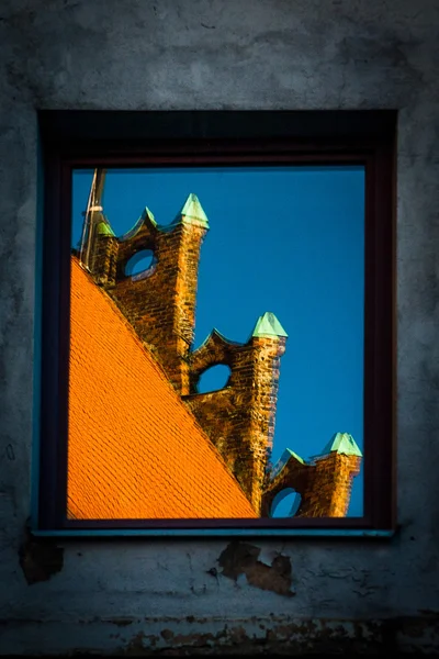 Detalles Del Antiguo Edificio Europeo —  Fotos de Stock