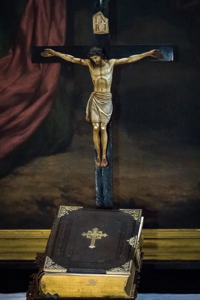 Binnen Oude Christelijke Kerk — Stockfoto