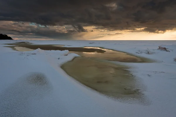 Peisajul Nord Sezonul Iarnă — Fotografie, imagine de stoc