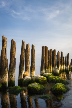 pape içinde taş olan eski waterbreak