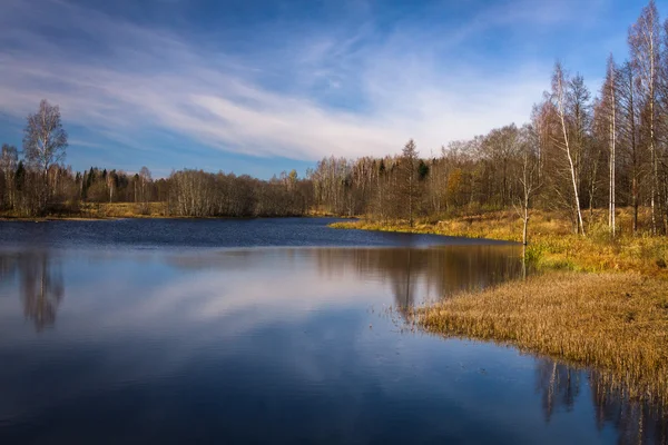 Lake with clouds — Stock Photo, Image