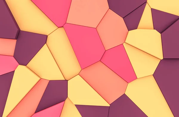 Modern Összetört Fal Textúra Véletlenszerű Háromszög Sokszög Geometriai Klaszterek Absztrakt — Stock Fotó