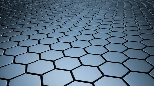 Abstract 3d objects pattern background cubes and hexagons, 3d Rendering for presentation and web page backgrounds
