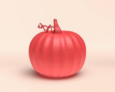 Minyatür tek renkli sebzeler, beyaz arka planda düz kırmızı renk, 3D simge seti, 3D görüntüleme, sağlıklı yemekler, organik