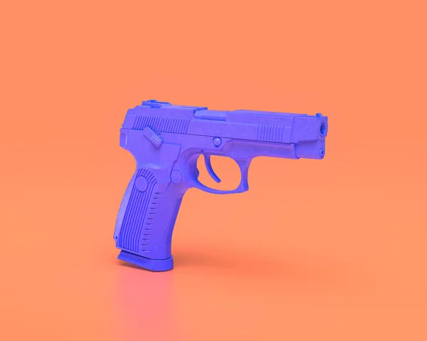 Plastic Weapon Series 443 Grach Hand Cannon Indigo Niebieskie Ramię — Zdjęcie stockowe