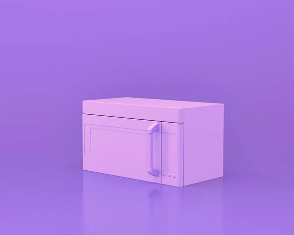 Συσκευές Κουζίνας Μονόχρωμο Μονόχρωμο Ενιαίο Ροζ Μωβ Δωμάτιο Χρώμα Απόδοση — Φωτογραφία Αρχείου