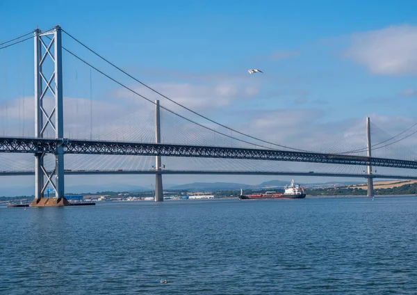 South Queensferry Edinburgh Scotland 7Th September 2021 Gas Carrying Ship — Stock Photo, Image