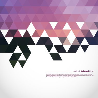 Soyut, geometrik arka plan üçgen