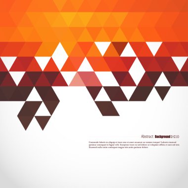 Soyut, geometrik arka plan üçgen