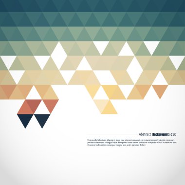 Soyut, geometrik arka plan üçgen