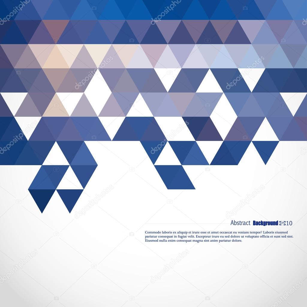 Abstract, geometric background triangle