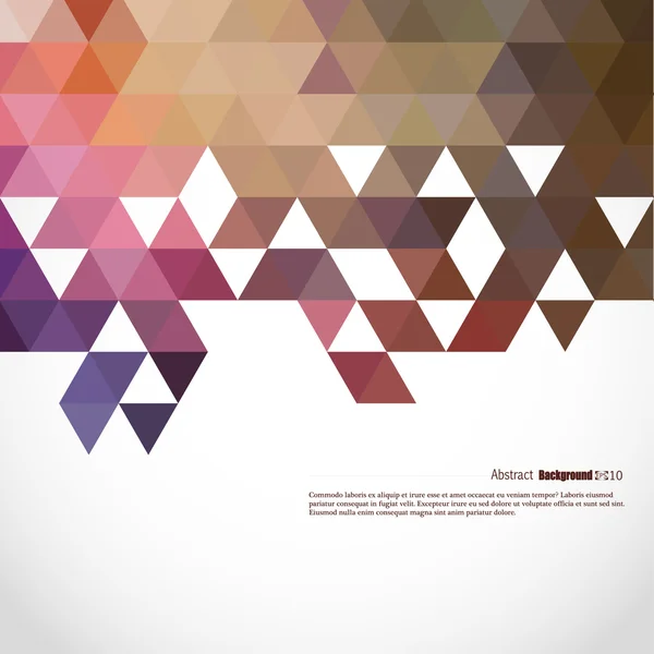 Geometrické pozadí z barevné trojúhelníky — Stockový vektor
