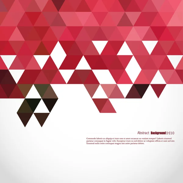 カラフルな三角形の幾何学的な背景 — ストックベクタ