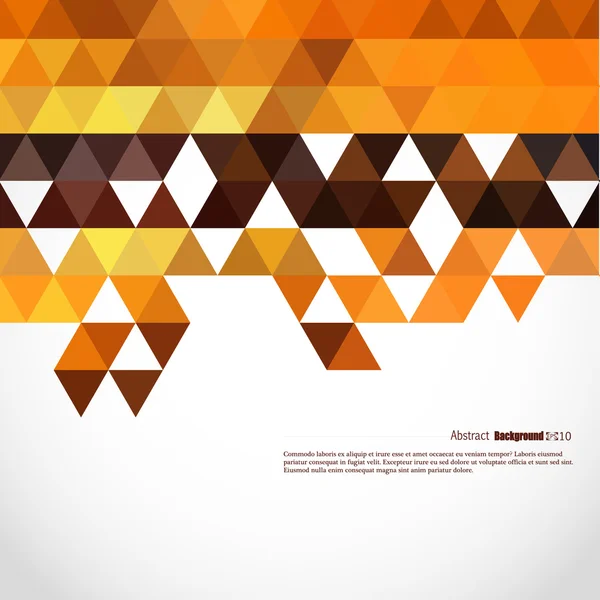 Geometrisk bakgrund från färgglada trianglar — Stock vektor