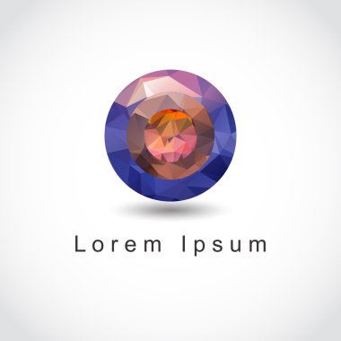 soyut geometrik küresel şekli