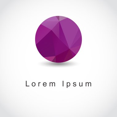 soyut geometrik küresel şekli