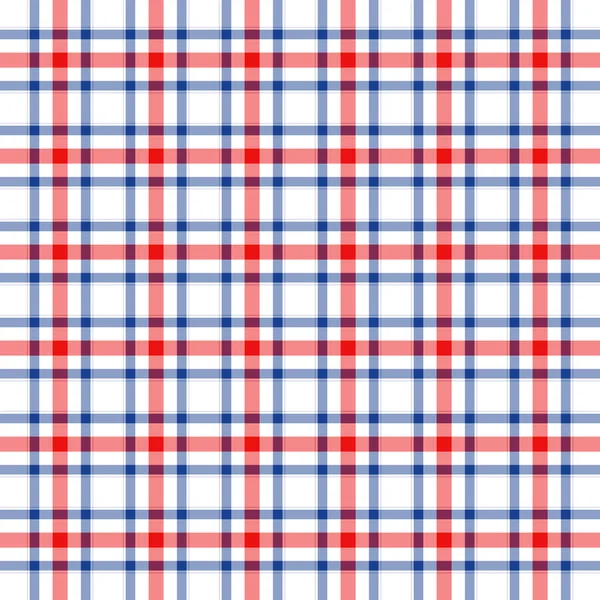 Blå, röd och vit rutigt bakgrund — Stockfoto