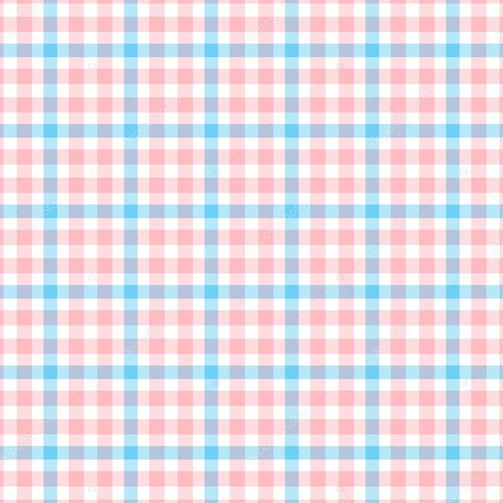 ブルー ピンクと白のチェック柄背景 ストック写真 C Dlearner