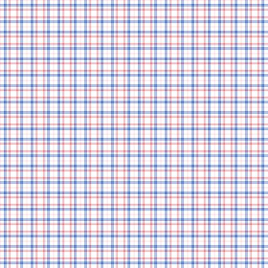 Kırmızı, mavi ve beyaz ekose arka plan